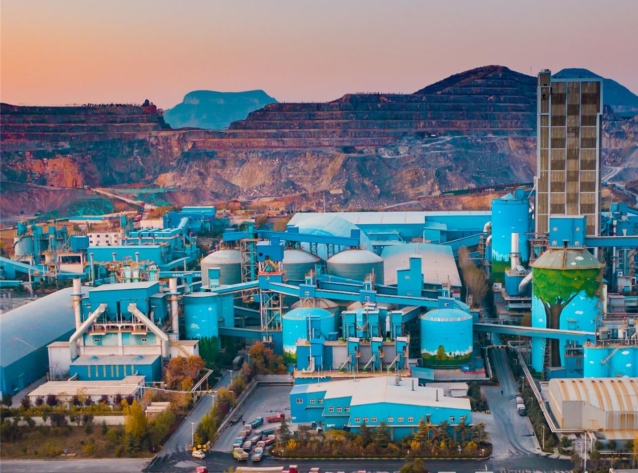 大型钢板仓水泥行业