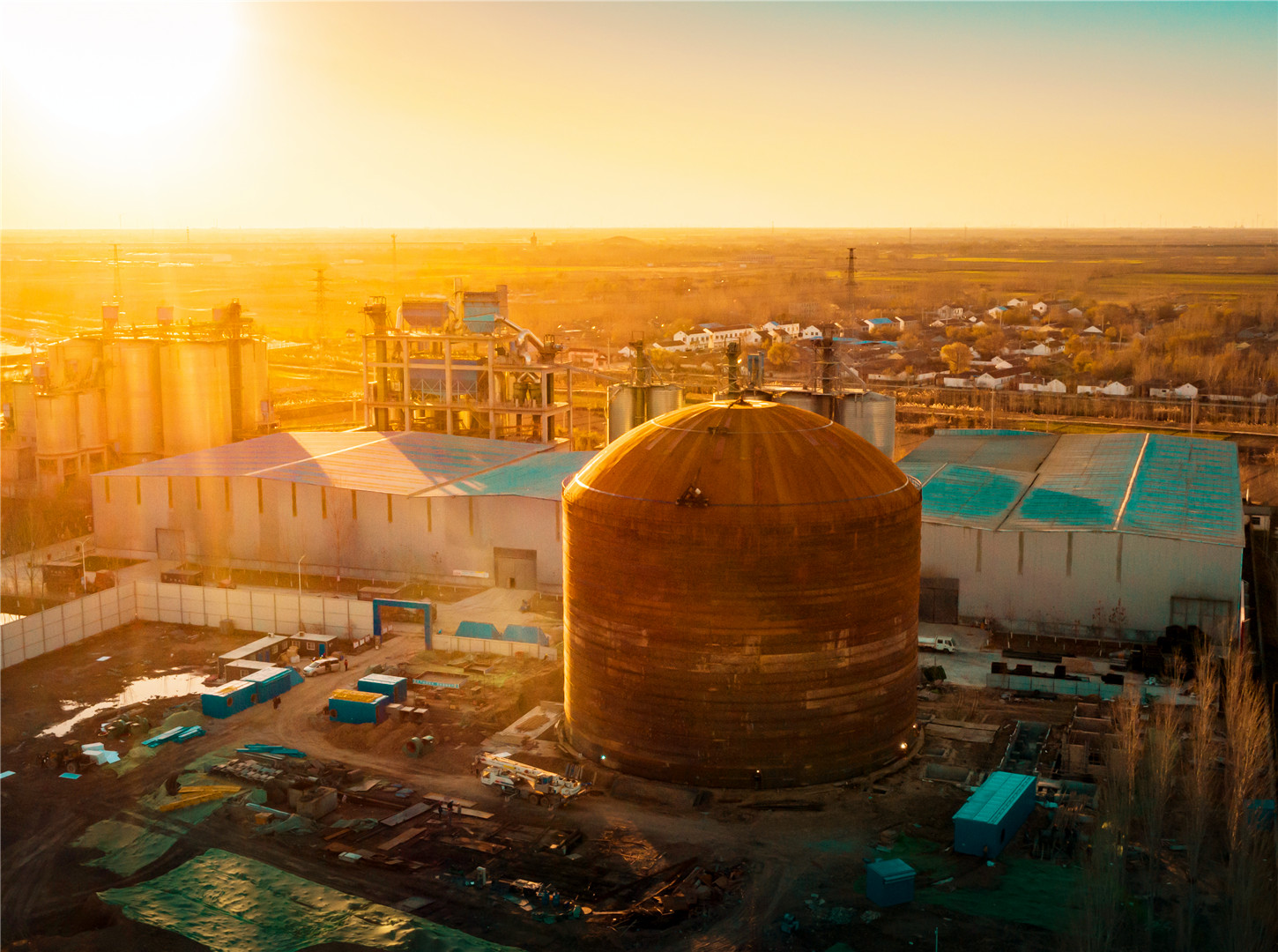 熟料仓—晶华集团熟料库工程