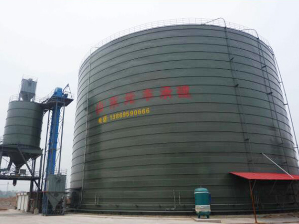 大型钢板库细粉态料储存开启钢板扣模式